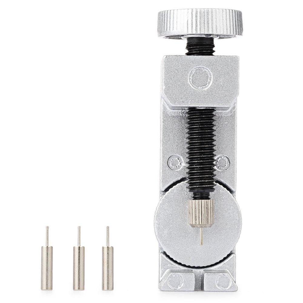 Horlogeband afstelgereedschap metaal demonteren horloge horloge reparatiemeter gereedschap met 3 stuks reservenaald: Default Title