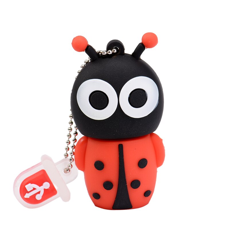 JASTER cute cartoonAnimal ladybugs usb 4GB 8GB 16GB 32GB 64GB pendrive USB Flash Drive gifty Stick Pendrive: 8GB / A