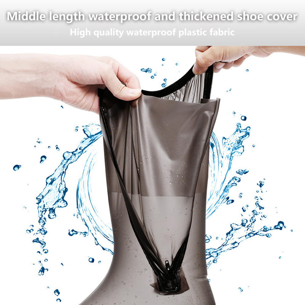 Outdoor Rain Shoes Boots Covers Waterproof Slip-resistant Overshoes Galoshes Travel for Men Women Kids