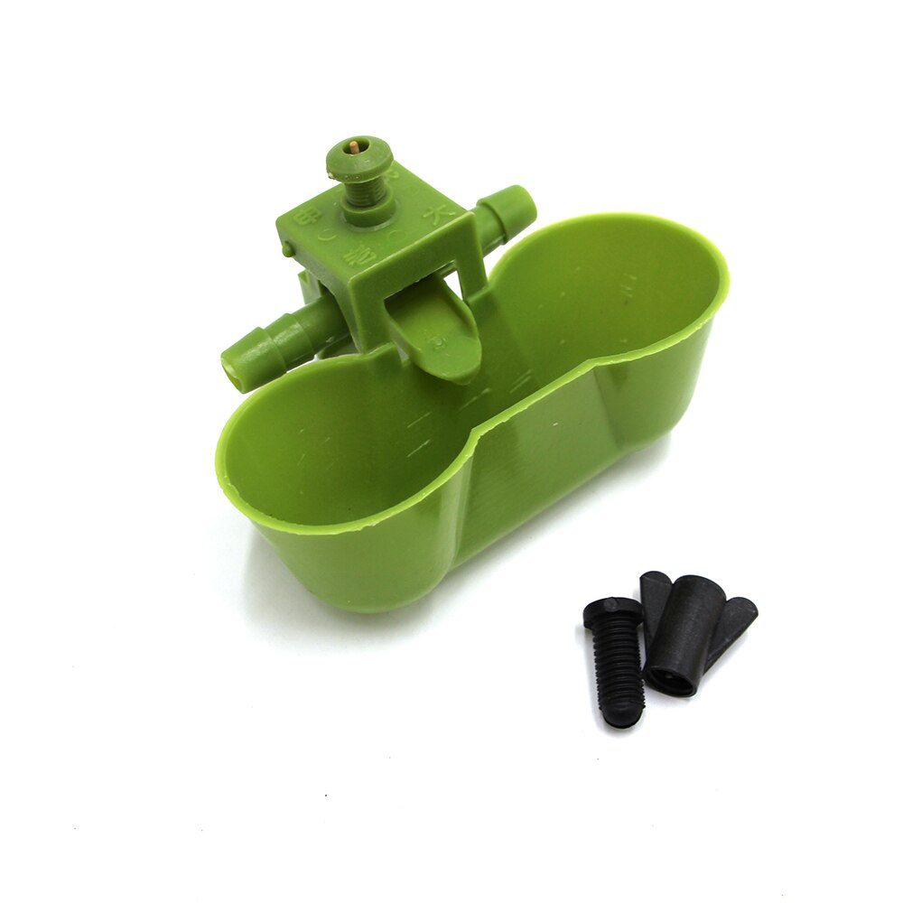 50PCS Automatic water fountain pet bird waterer waterers watering quail equipment blue birds drinking bowl poultry farming tools