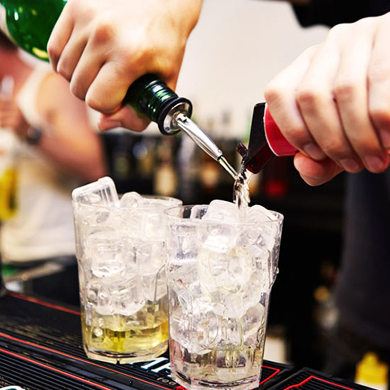 2-3PCS Stainless Steel Speed pourer Liquor Bottle Pourers and Vinegar Tapered Stopper Spout Suitable for About 3/4" Bottle Mouth