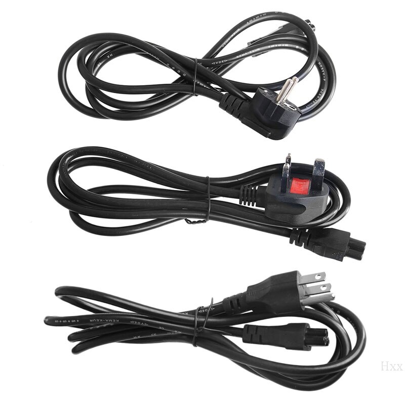 C5 Naar 3-Pin Laptop Adapter Oplader Lood Belangrijkste Kabel Cord US/UK/EU Plug