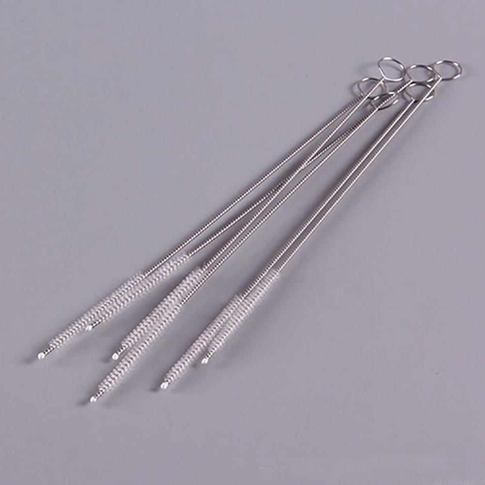 10Pcs Rvs Nylon Borstel Tool Voor Zuigfles Pijp