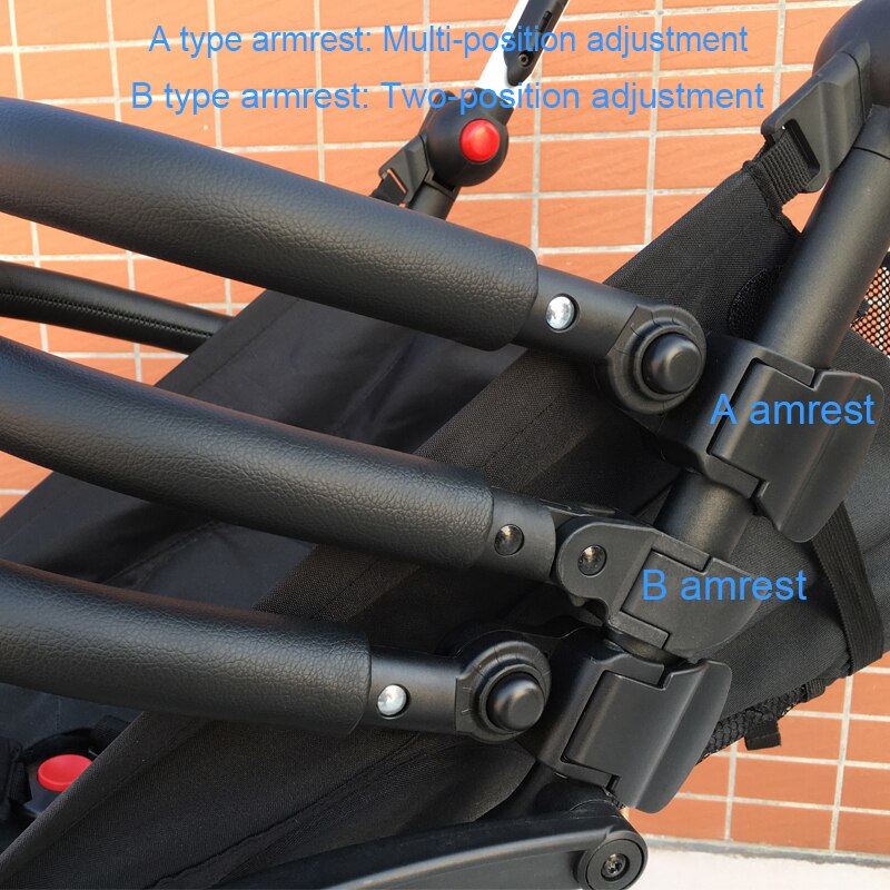 Yoya-accesorios para cochecito de cuero, funda protectora con asa y reposapiés extensible para Babyzen Yoyo y cochecito similar