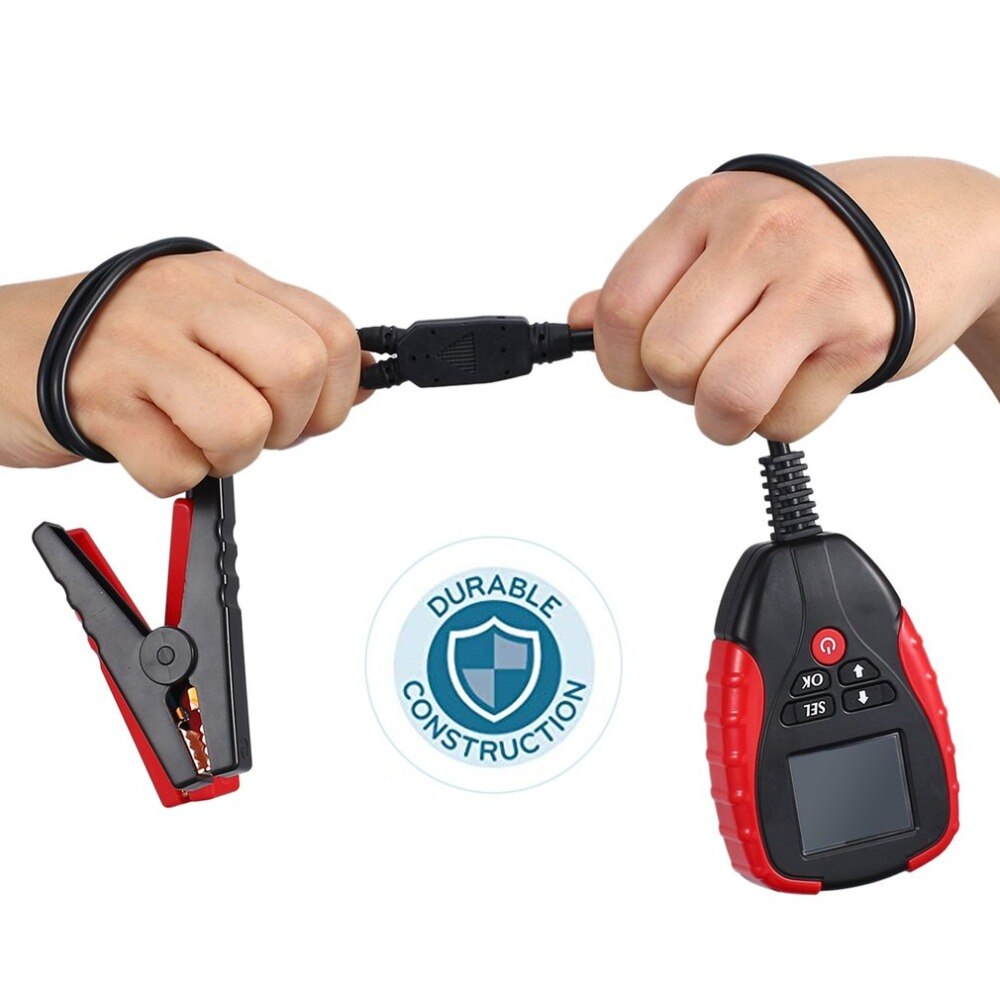 Automotive Load Battery Tester Digital Analyzer Car Vehicle Cell Test Diagnostic Tool Capacity Voltage Voltmeter Auto System