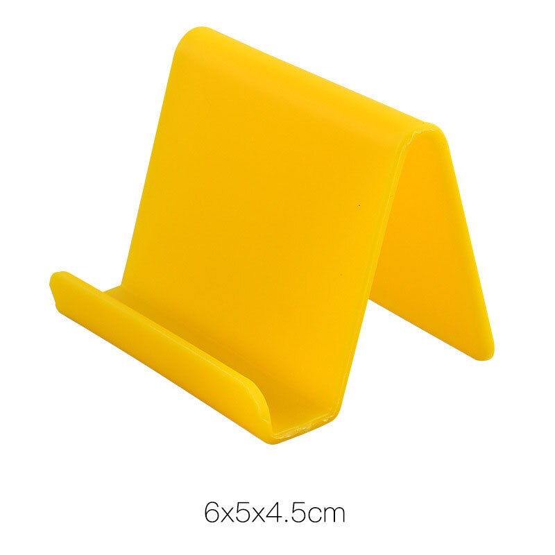 Suporte universal do telefone celular para o iphone 11 pro xr samsung xiaomi smartphone suporte tablet desktop suporte móvel: YELLOW