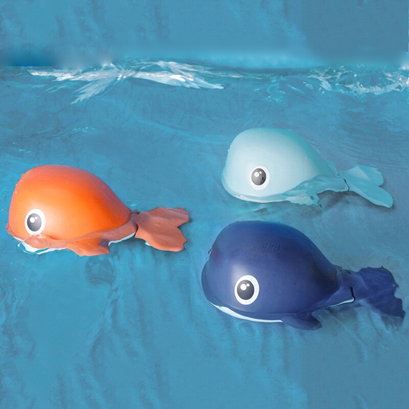 Baby pflege freundlicher Multi-typ Wind hoch Wal Kette Baden Dusche Uhrwerk Wasser Baby Spielzeug für freundlicher