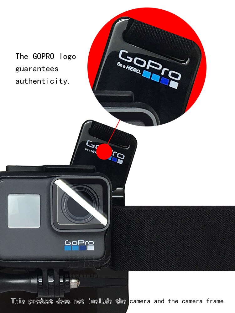 GoPro hero9 / 8 / 7 / 6 / 5 black full range Sports Camera with adjustable elastic chest strap