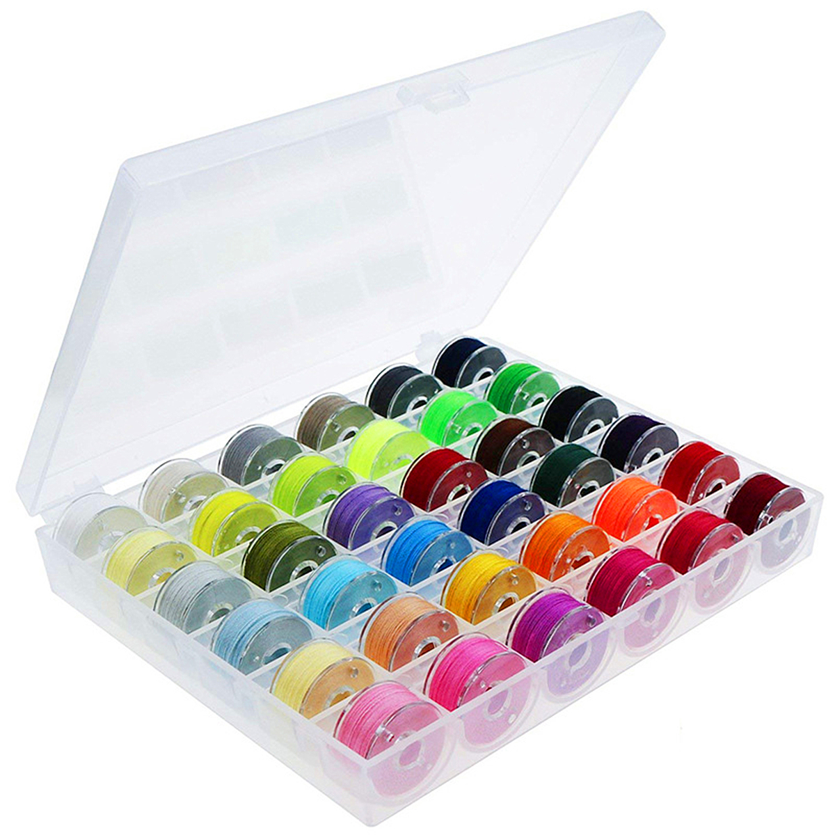 36PCS Mixed Colors Handmade Sewing Thread Box Set Sewing Machine Knitting Thread Thick Line Hand Stitching Sewing Tools