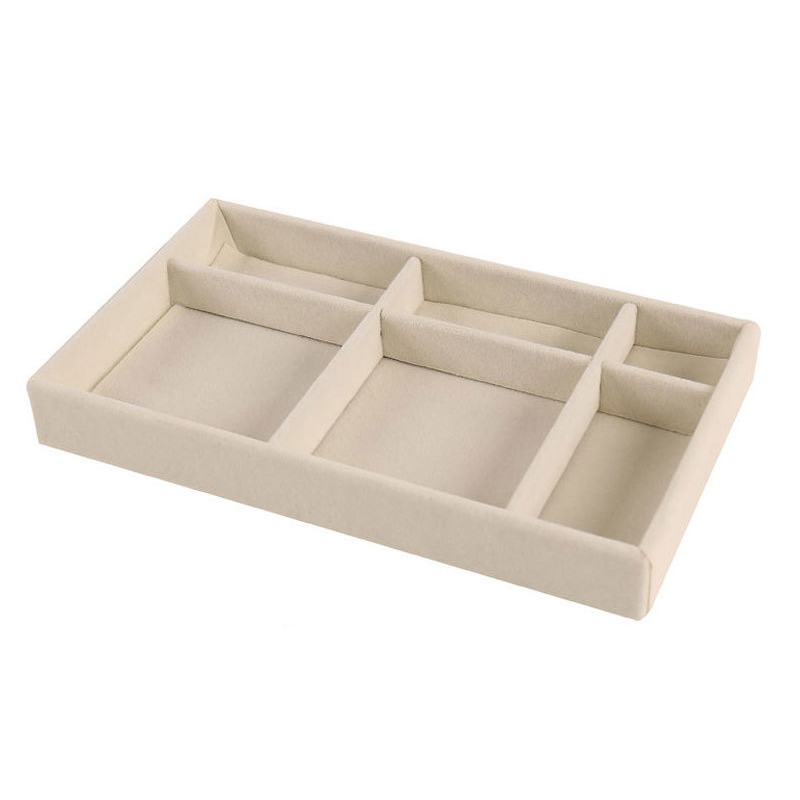 Fluwelen sieradenhouder, stapelbare, prachtige sieradenhouder, draagbare organizer voor ringen, oorbellen en kettingen.: Paars