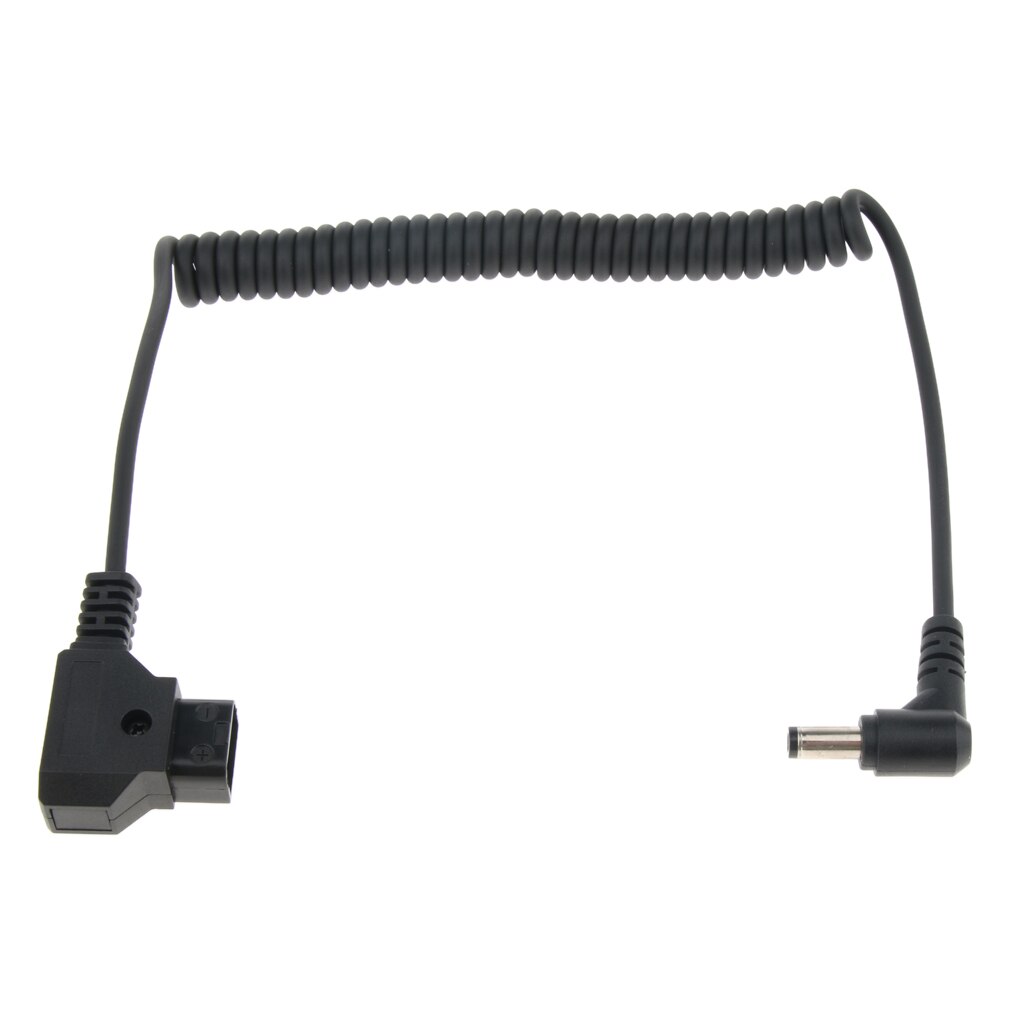 Netzteil Kabel DC Stecker 2,5x5,5mm Rechtwinklig zu D Tap Stecker für BMCC BMPC Kamera Monitor