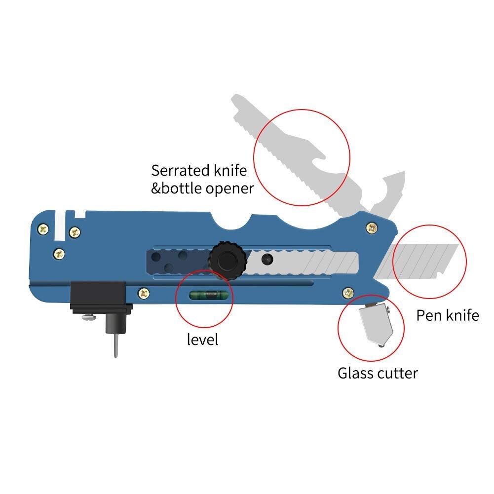 Multifunction Glass Tile Cutter Carbon Atoms Blades Ceramic Plastic Cutting Tool Multifunction Tile plastic cutter