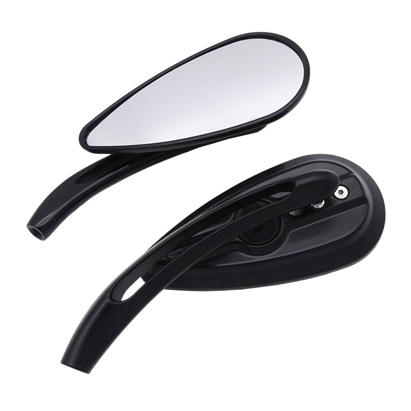 Motorcycle Black Skull Achteruitkijkspiegels Voor Harley Dyna Softail Sportster Touring Straat Glide/Kawasaki Vn 1500 1600 Classic