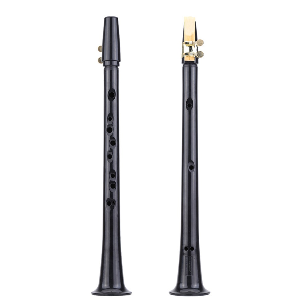 Saxofoon Kit Pocket Sax Set Mini Saxofoon Kleine Saxofoon Met Draagtas Sax Rieten C Note & B Opmerking Gaten portable Black Sax