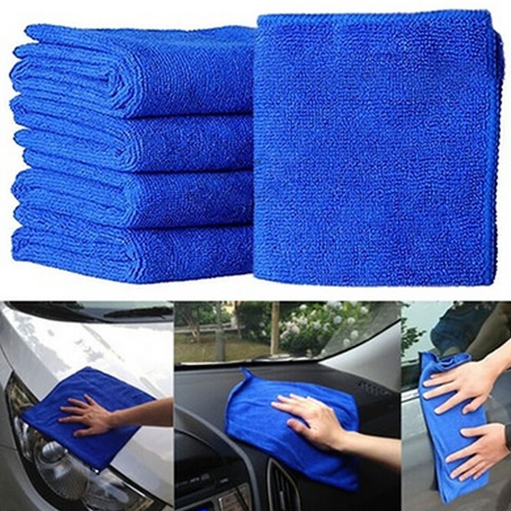 5 Pcs Auto Care 30 Cm X 30 Cm Microfiber Car Doekjes Car Care Microvezel Wax Polijsten Detaillering Handdoeken