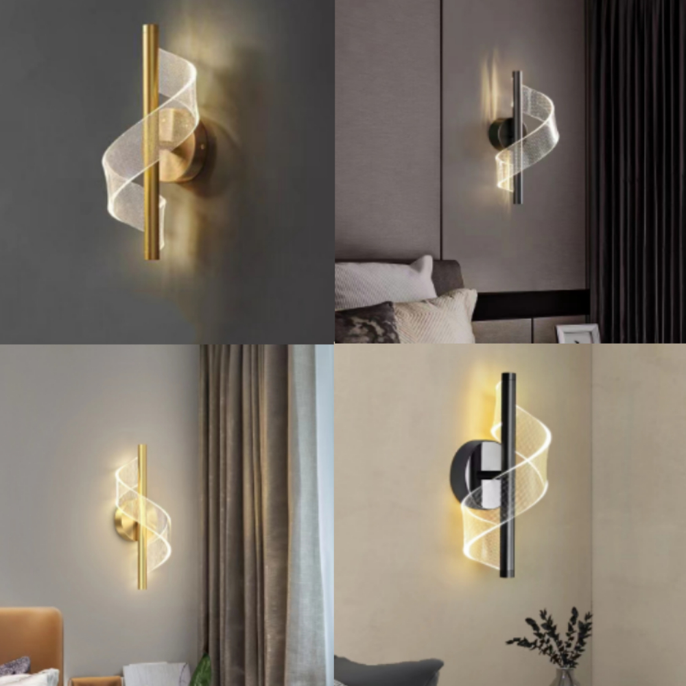 Moderne minimalistisk led-væglampe til hjemmet, indendørs indretning, væglampe til stue, soveværelse, sengebord, baggrundslys, dekoration