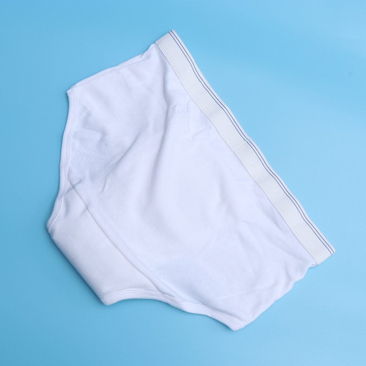 Slip en coton imperméable pour homme adulte, culotte de personne âgée, slip étanche, motif homme, taille S