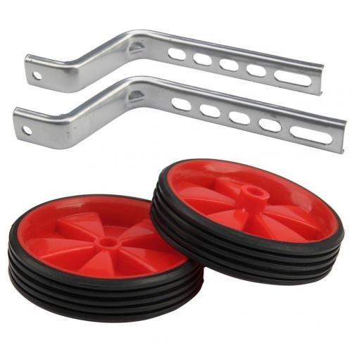 Training Wheels Bicycle Balance Auxiliary Wheel 2Pcs 12-20 Inch Universal Children Kids Bicycle Bike Auxiliary Wheel Accessories: Red