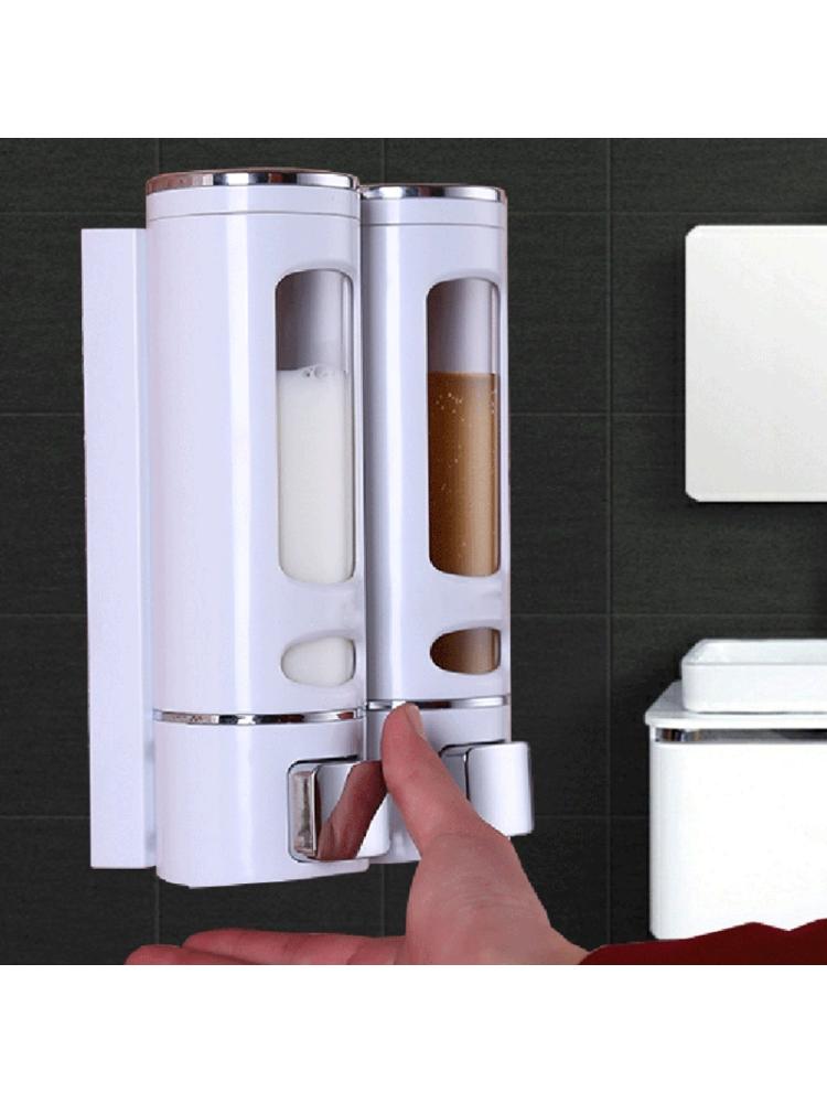 2 Patterns Hanging Wall Mount Liquid Soap Dispenser Hand Press Single/Double Washing lotion Shampoo Container For Bathroom