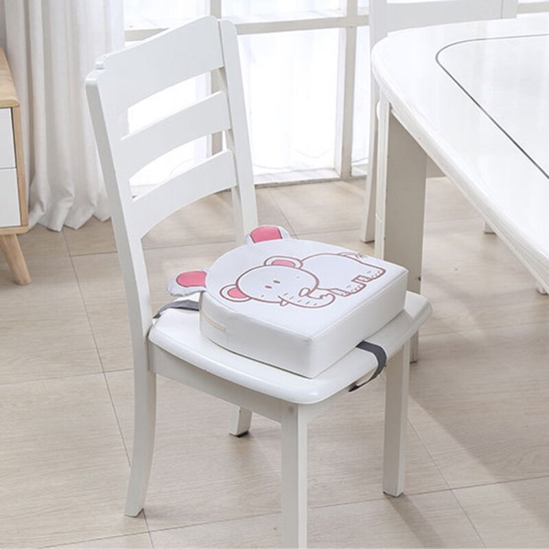 Kid PU Leather High Chair Pad Booster Dining Room Detachable Sponge Seat Cushion