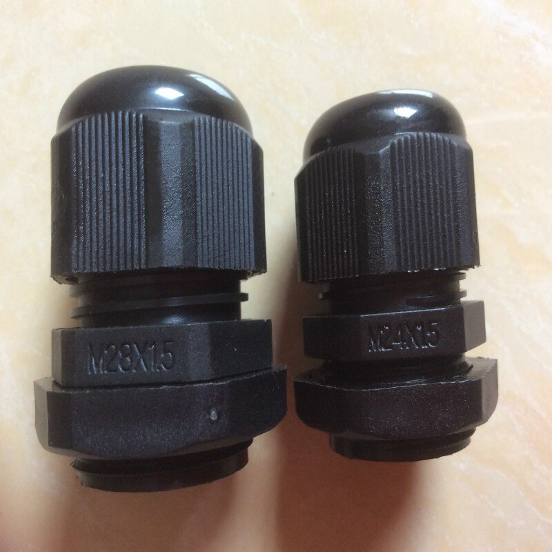 100 st  pg9 nylon 66 kabelförskruvningar vattentät nivå 4-8mm kabelskarv vattentät lock