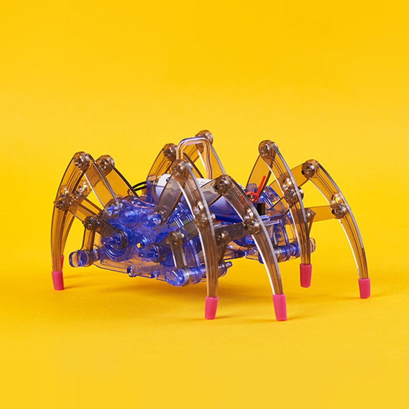 Wetenschappelijk Experiment Speelgoed DIY Spider Robot Voor Kinderen Elektrische Spider Robot Speelgoed Educatief Assembleert Speelgoed Kits