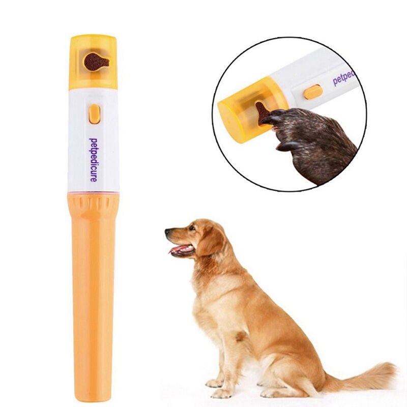Electric Painless Pet Nail Clipper Pedi Pet Dogs Paw Nail Trimmer Cut Pets Grinding File Kit Grooming Products Protable