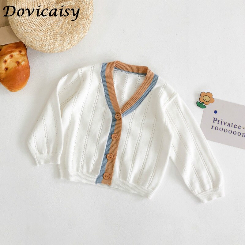 Summer Baby Girl boys Cardigan Solid Color Cardigan Sun Proof Air Conditioning Shirt Long Sleeve Knitted Hollow Coat