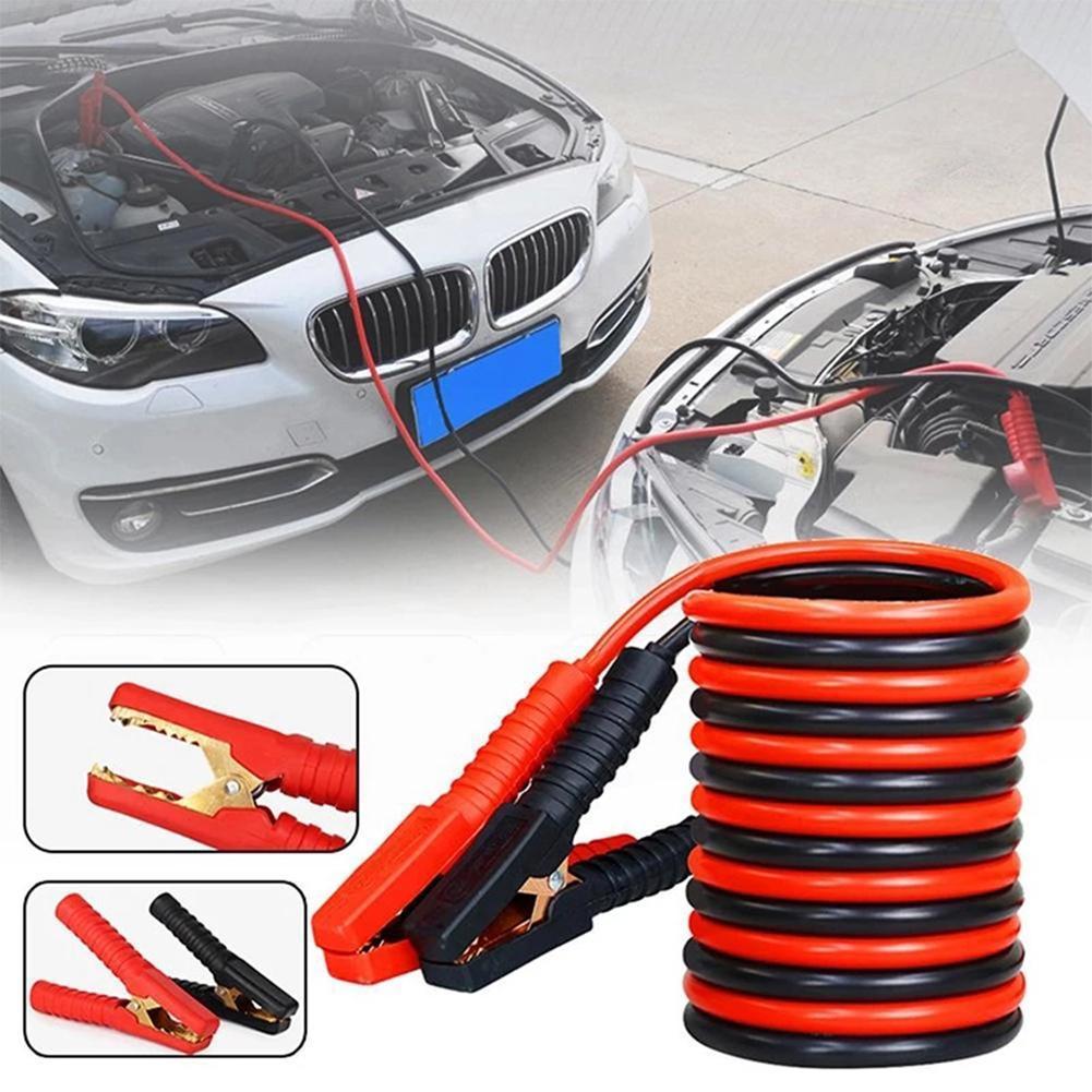 4M 2000 AMP Emergency Power Start Cable Booster Jumper Cable Heavy Duty Car Battery Jumper Booster Line Coppe