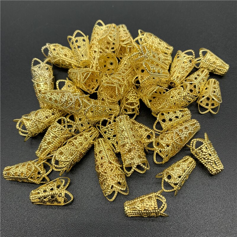 50 sztuk 17x10mm ocena biżuteria koraliki ze stopu czapka starożytnych uroki kształt kwiatu wisiorek dla tworzenia biżuterii kolczyki DIY naszyjnik