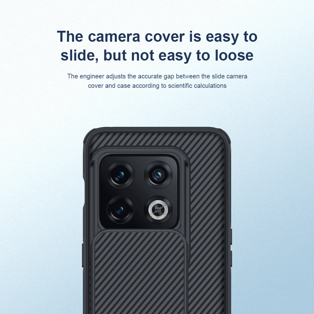 Voor Oneplus 10 Pro Case Nillkin Camshield Case Slanke Slide Camera Case Ultradunne Back Cover Voor Een Plus 10 Pro Lens Case