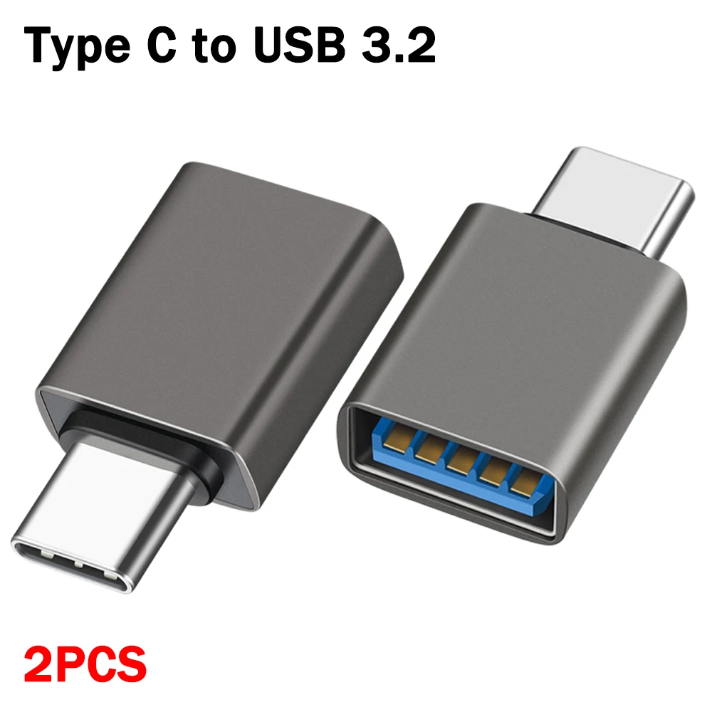 OTG Type-C Male To USB 3.2 Female Mobile Phone Adapters for Cellphone USB Flash Disk Mouse Keyboard Fast Transmission Converters: Orange