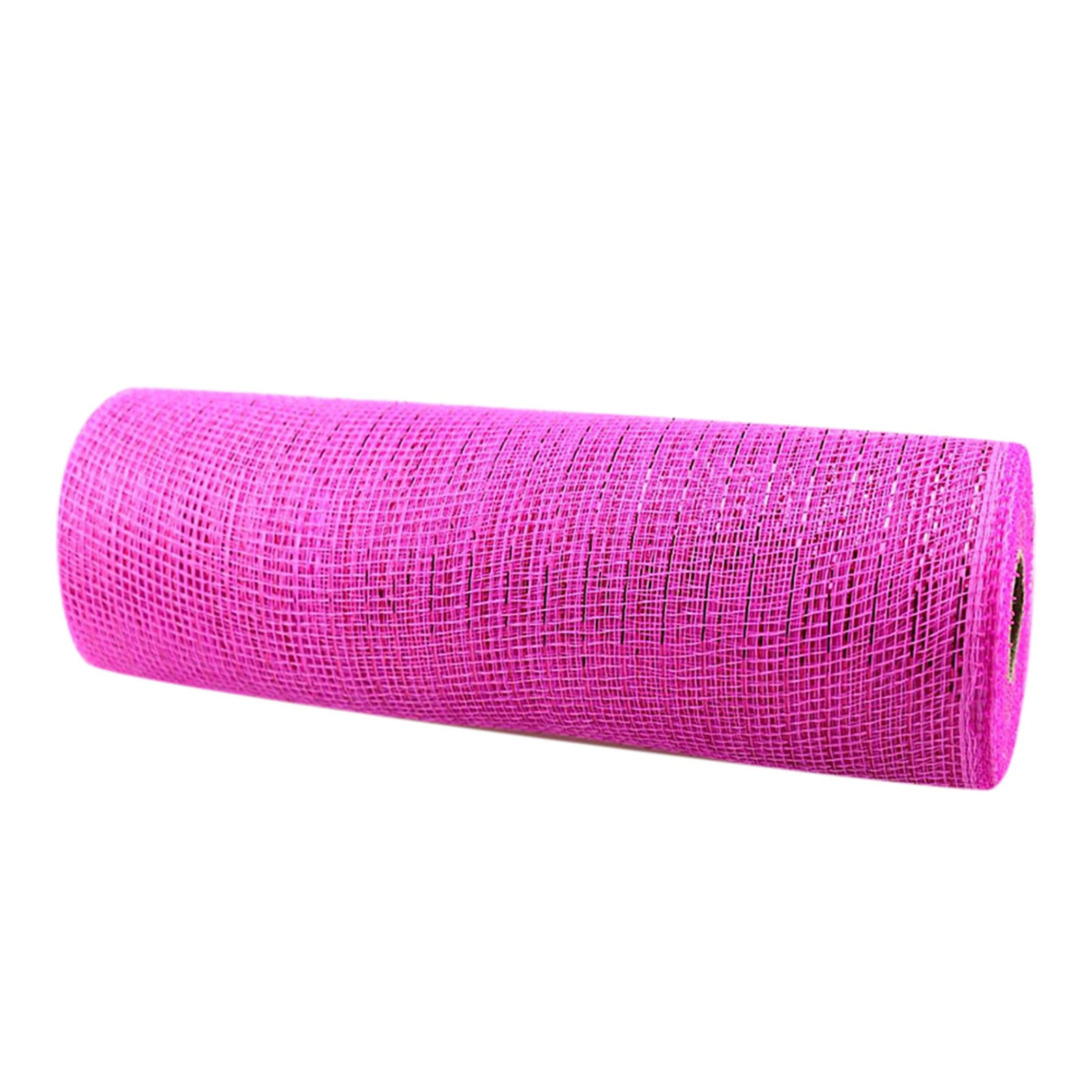 10 meter *26cm julgransnät tyllrulle tyg blommig gasväv nätrulle halloween band ask inslagning fest gör-det-själv dekoration: Rosa