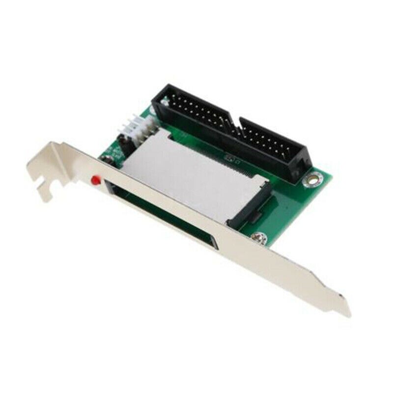 40-Pin Cf Compact Flash Karte Zu 3,5 Ide Konverter Adapter Pci Halterung Zurück Panel