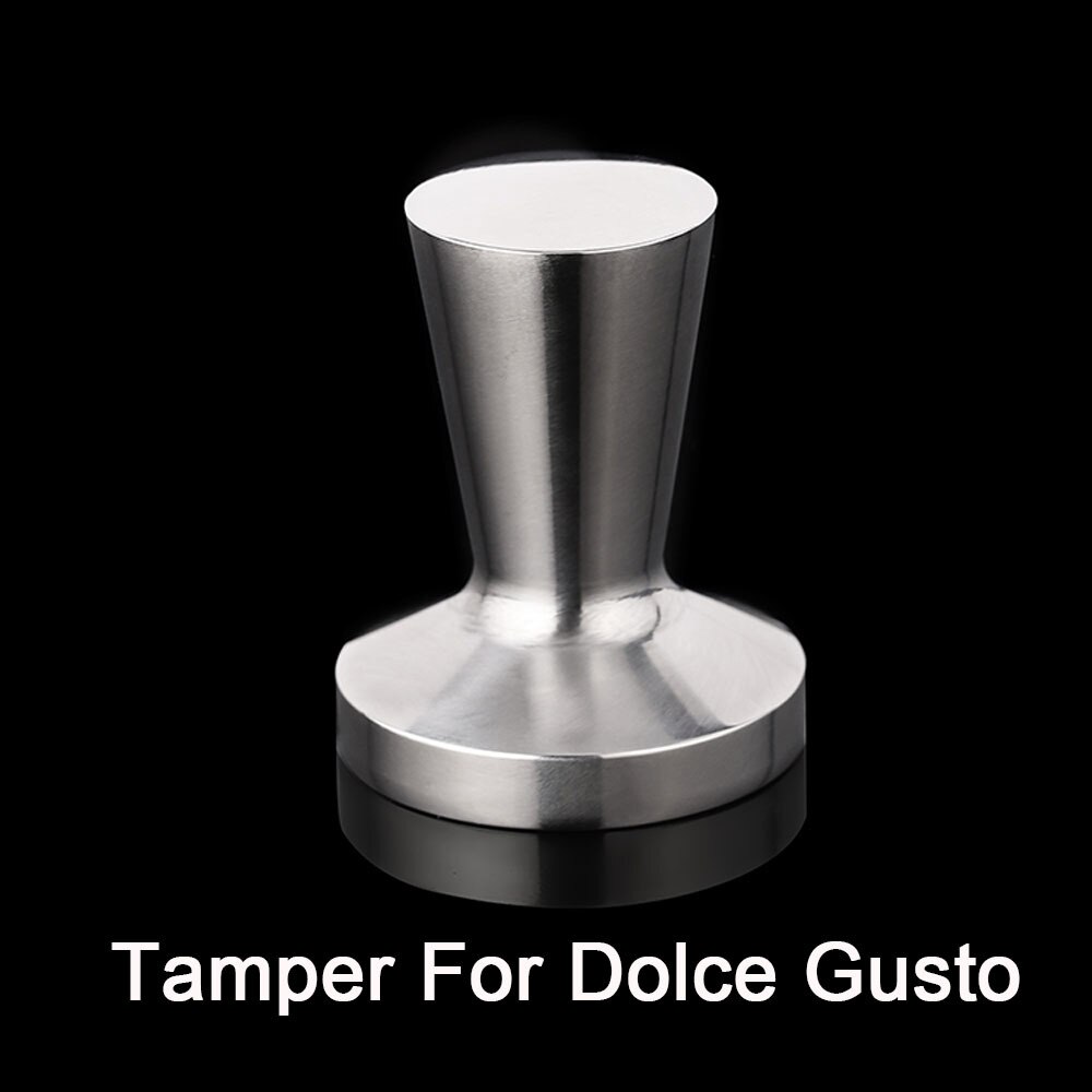 Rustfrit stål smart dolce gusto kaffetamper 38mm kaffe barista espresso flad tamper dolce gusto nescafe kaffemaskine dele