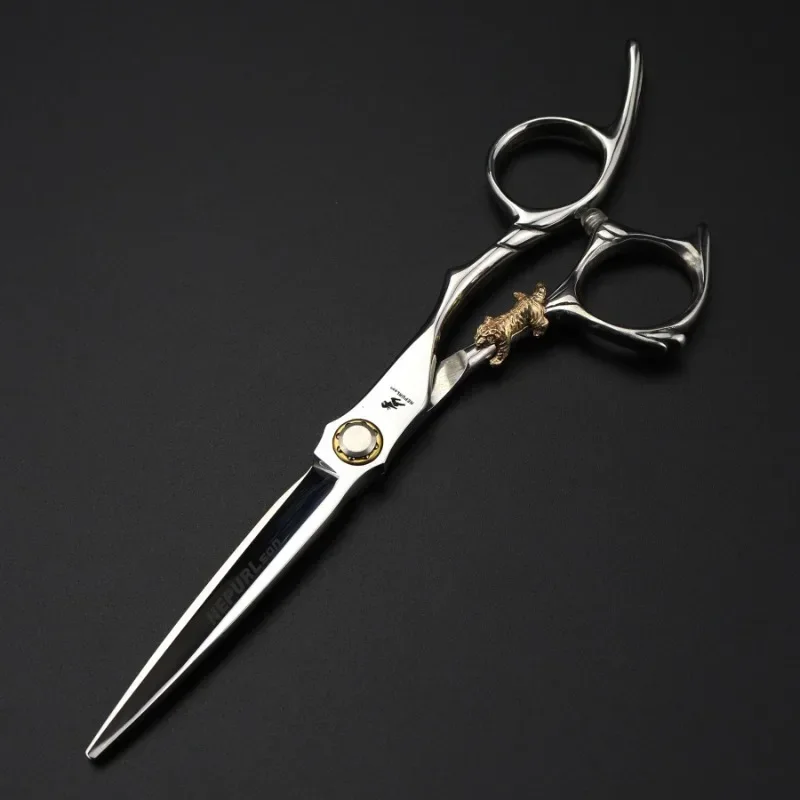 JP440c Steel 6 '' Upscale Golden Tiger Hair Scissors Cutting Barber Haircut Thinning Shears Hairdresser Scissors