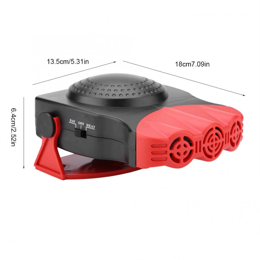 Cold air heater Portable 12V 150W Car Windshield Window Defroster Ceramic Heater Cooler Fan Electric Hand Heater Warmer