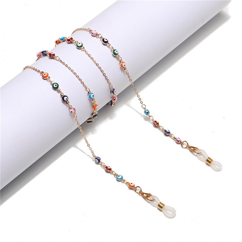 Women Retro Black Bat Sunglass Chains Lanyards Eyewear Accessories Sunglasses Reading Glasses Strap Cord Glasses Hanging Rope: 10