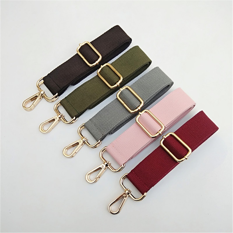 HJKL color canvas o bag handles strap adjustable versatile bag strap bag accessories long strap anti gravity shoulder strap