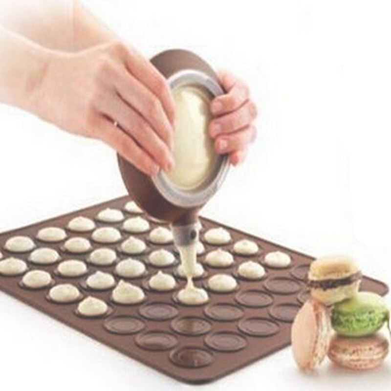 Walfos Food Grade 1 Set Siliconen Macaron Decoratieve Tool Muffin/Cake Diy Mold Dessert Versier Tips Knijpen Nozzle Tool
