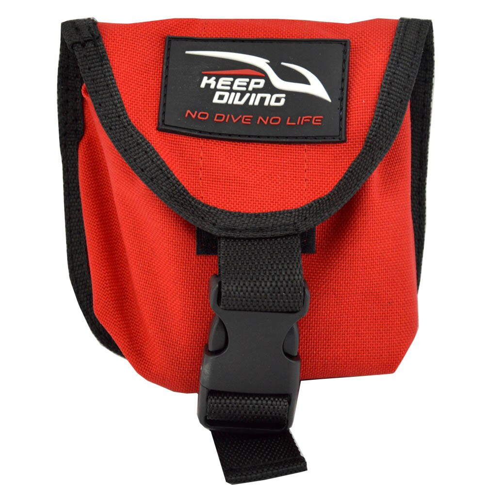 HALTEN TAUCHEN 2KG/4,5 £ Gewicht Tauchen Tauchen Taucher Gewicht Gürtel Tasche Tasche für Blei Block Ersatz Beutel Träger: 1 Stck rot