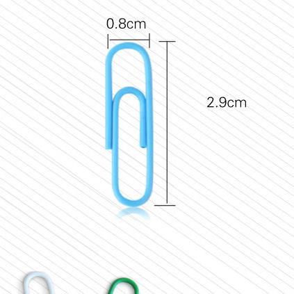 100pcs / 160pcs 29mm color paper clips, paper clips, school office supplies for student stationery