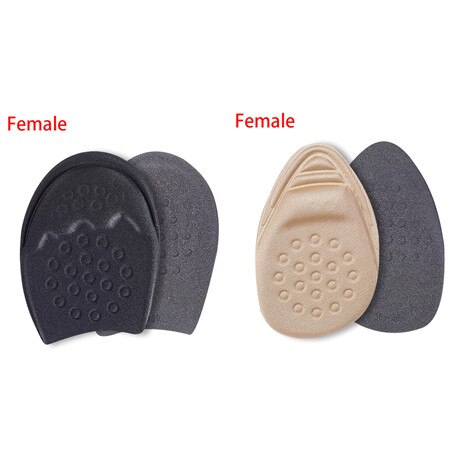 Women Men Pain Relief Forefoot Insert Half Insoles Non-slip Sole Shoe Cushion Reduce Padded Front Foot Pads for Shoes Inserts: A4