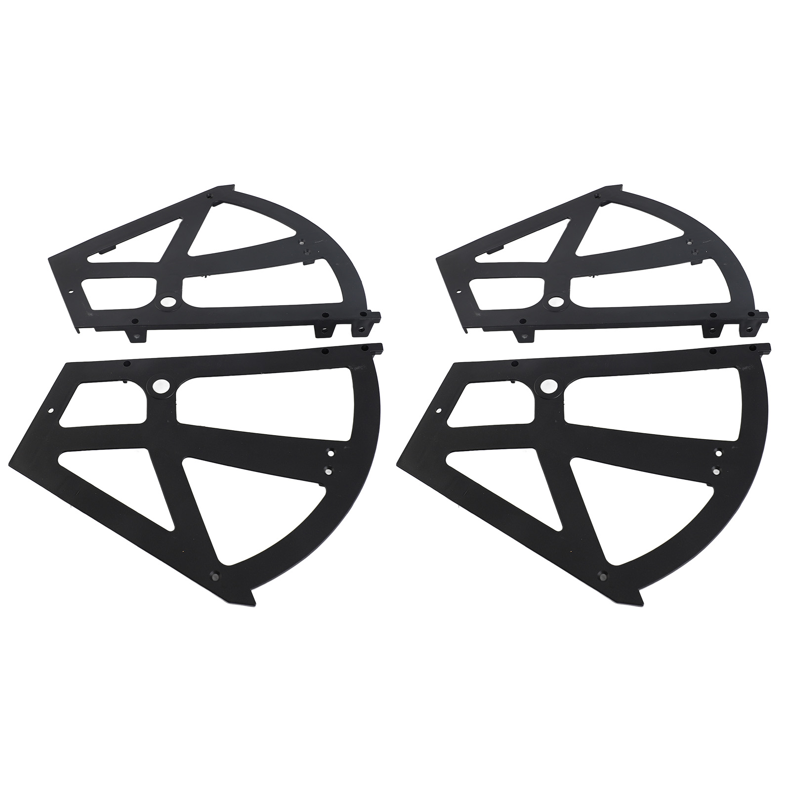 4Pcs Home Shoes Drawer Cabinet Hinge Shoes Rack Flip Plate Frame Turning Rack Thickened ABS Furniture Hinge Fittings Accessories