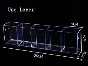 Pen Storage Case Holder Pencil Rack Table Stand Organizer Pen Display Stand Office School: one layer stand
