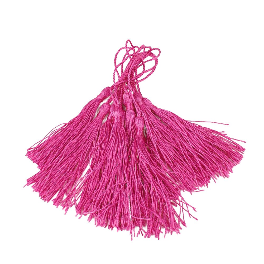 10Stck gemischte farbe 13cm Hängenden seil Seide Quasten Randbereich näHenne Knall quaste trimmen schlüssel quasten für DIY Verschönern vorhang zugang