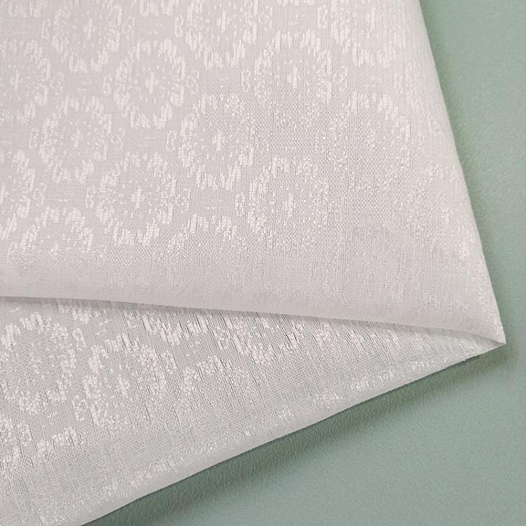 Verkleuring witte Chinese Brocade zijde afdrukken stof hanfu/lolita/COSPLAY jurk stof doek