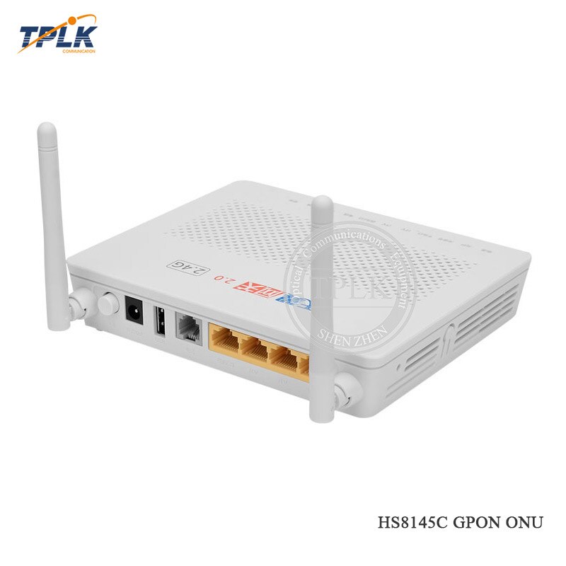 Original HS8145C GPON ONUFTTH HGU Router Modem 1GE+3FE+1TEL+Wifi 2.4G ONT Carrier Grade