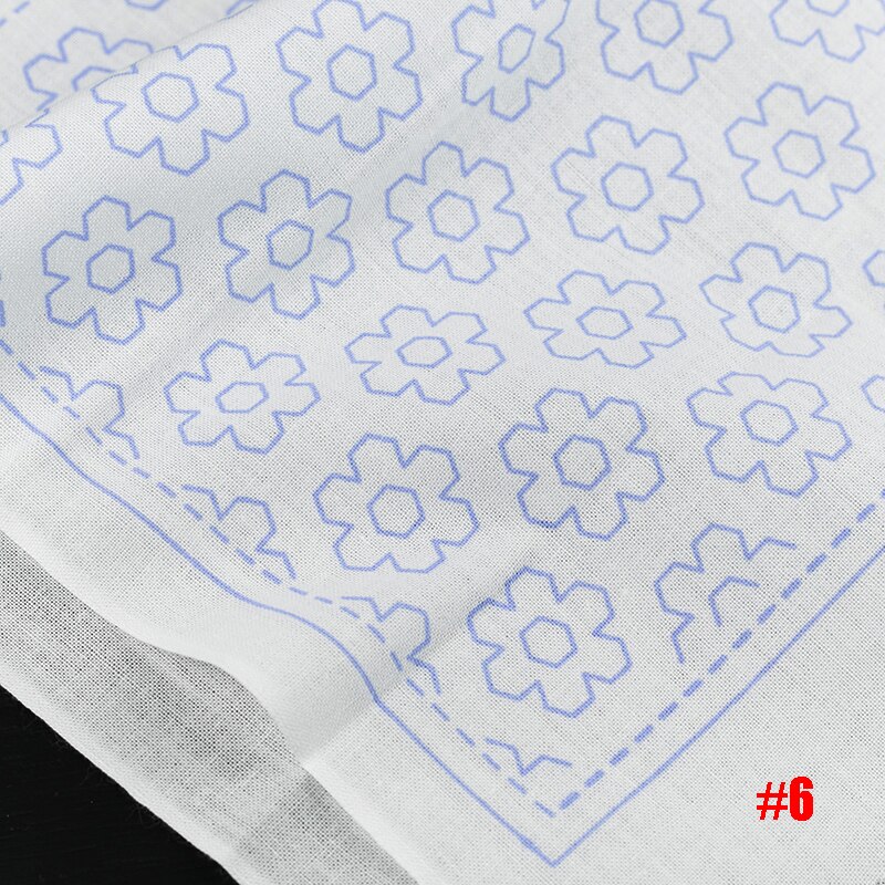 Sashiko kit,Pre-printed pattern, Sashiko Sampler Kit,10 patterns option,DIY for Crafters, Beginner Kits,White Towel Kit: 6