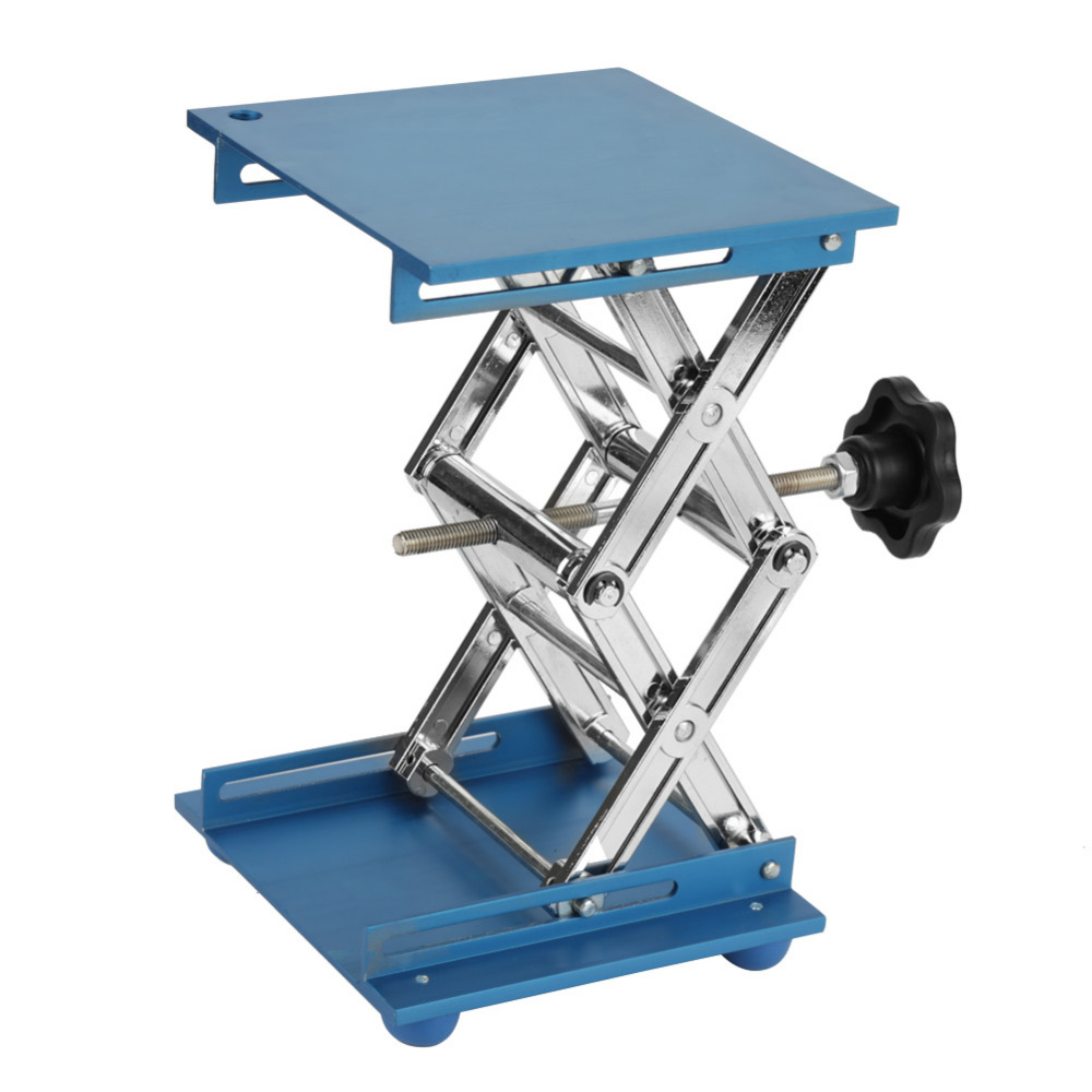 Roestvrij Staal Aluminium Oxide Laboratorium Lifting Platform Stand Schaar Rack 150*150*250Mm 100*100*160Mm Lifting Gereedschappen